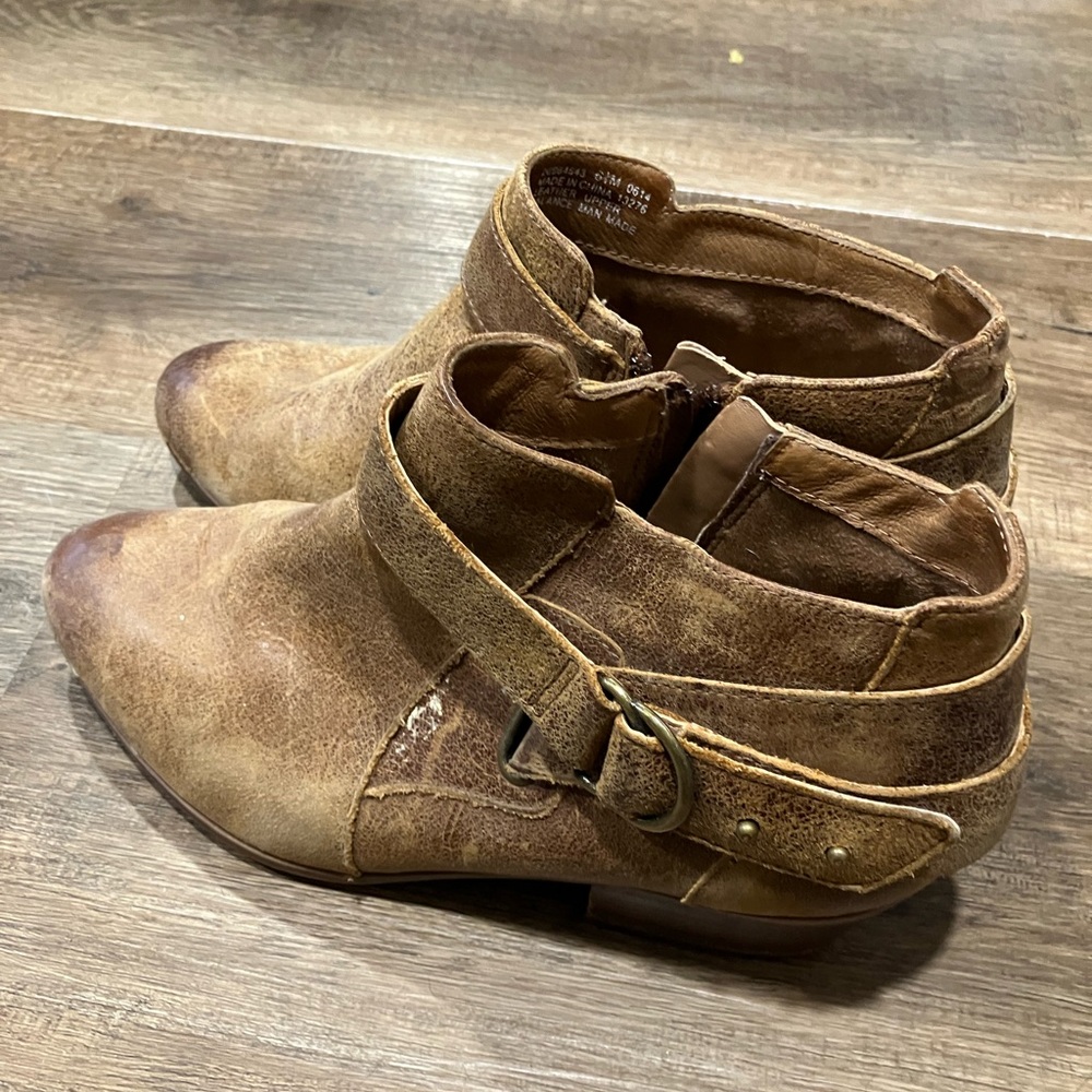 Clarks Brown Ankle Boots